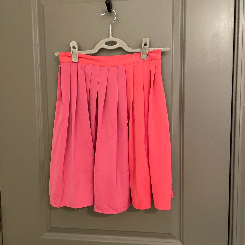 H&M Hot Pink Pleated Skirt 8
